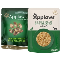 APPLAWS SASZETKA DLA KOTA KURCZAK/SZPARAGI 70g